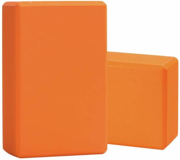 keycraze Yoga Blocks Pack of 2 - Made of High Density Foam for Yoga and Posture Corrector Yoga Blocks