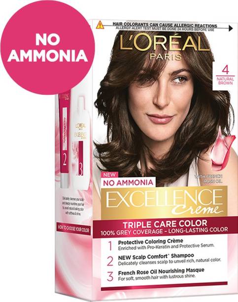 L'Oréal Paris Excellence Creme Hair Color , Natural Brown