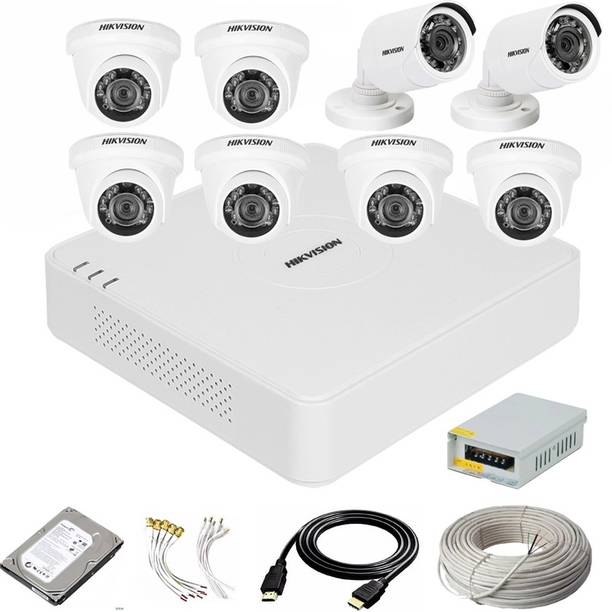 HIKVISION 8 Channal TURBO HD DVR 1080p 1Pcs,Outdoor & Indoor Camera,Hard Disk Security Camera