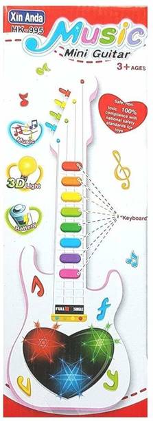 Anushka Toys Battery Operated Electronic Music And Lights Guitars Gift