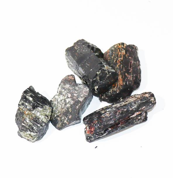 MARKA Black Tourmaline Rough Stone Decorative Showpiece  -  2 cm