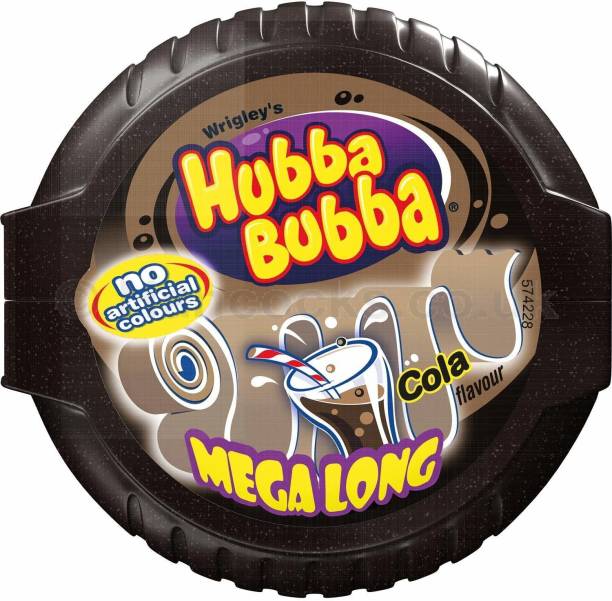 Wrigleys Hubba Bubba Cola Flavour Mega Long, 56g Cola Chewing Gum