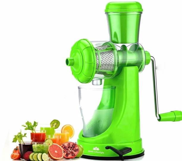 Funel Plastic, Steel Hand Juicer Manual Hand Juicer Mixer Blender | Juice Maker Machine for Home | Juicer Handy for Kitchen For Fruits & Vegetables