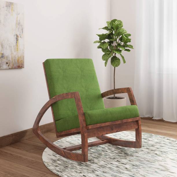 Deuba Sheesham Wood Solid Wood 1 Seater Rocking Chairs