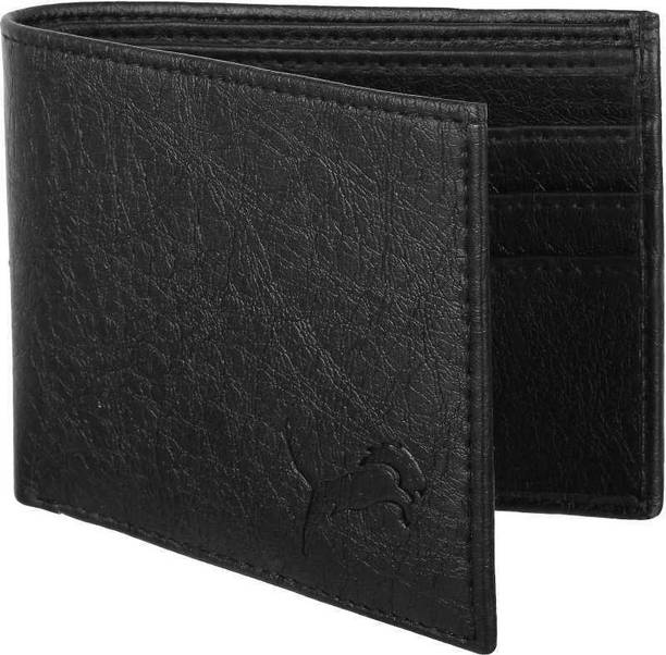 theFitSquare Men Black Artificial Leather Wallet - Mini