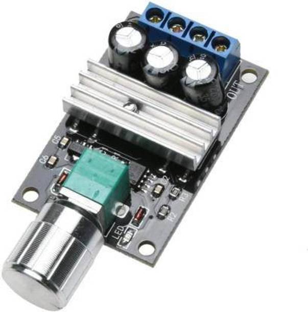 keertan kalp PWM DC 24-12- 6v-28VDC 3A 80w PWM Control Motor Speed ??Controller Adjustable Variable Speed ??Regulator with Potentiometer Switch Electronic Components Electronic Hobby Kit Analog Sound Mixer