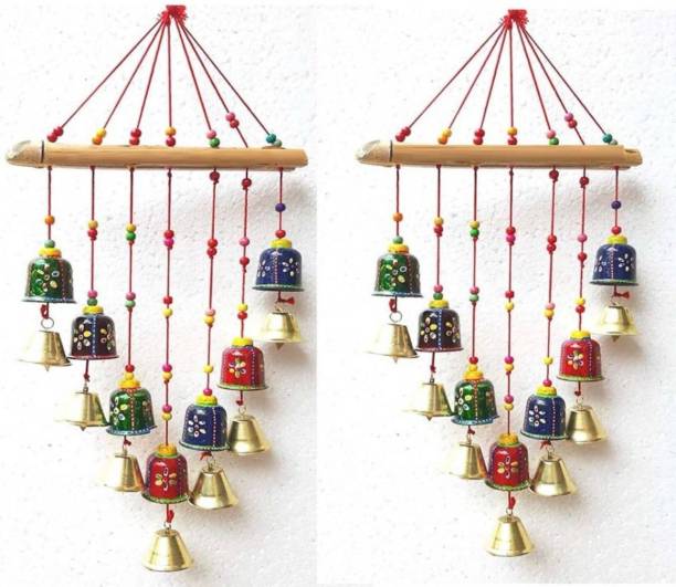 Brothers creation Handcrafted Rajasthani Bells Design Wall Hanging Decorative wall decoration