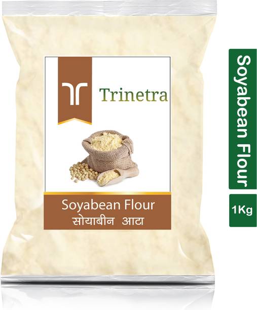 Trinetra Best Quality Soyabean Flour / Soyabean Atta 1Kg