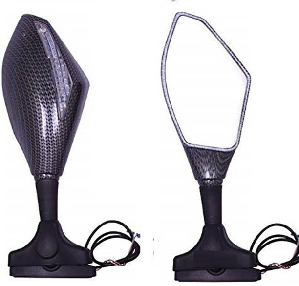 AOW ATTRACTIVE OFFER WORLD Clear LED Vehicle Mirror Light