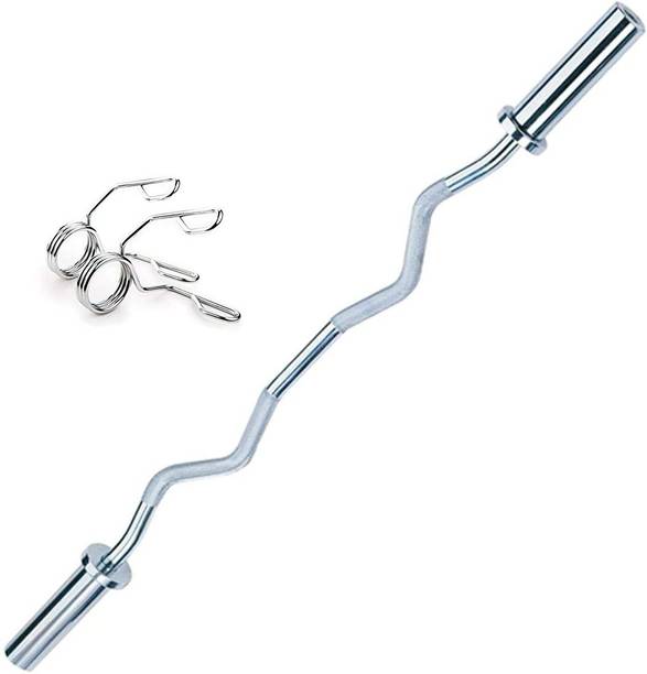 YMD 4Ft Curl Olympic Weight Lifting Bar