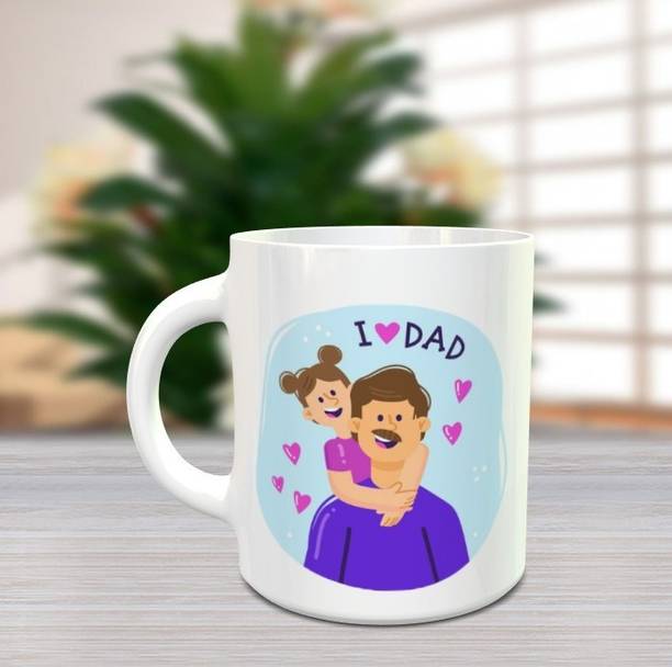 BlueBells Gifting happy birthday dad papa | i love papa Ceramic Coffee Mug
