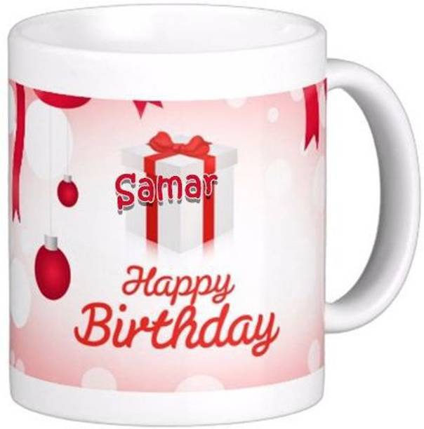 GNS Happy Birthday Samar Wish 82 Ceramic Coffee Mug