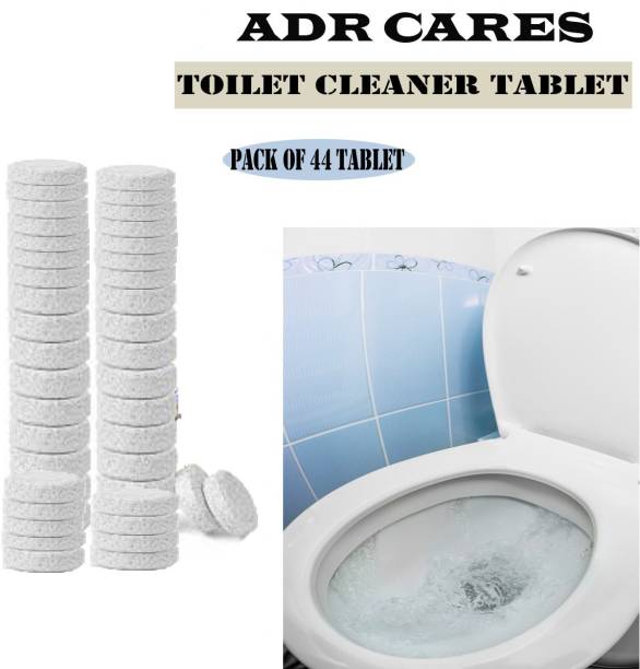 ADR CARES ADR TABLET TOILET BOWL CLEANER PACK OF 44 TABLET (20gm) = 880gm Lemon Block Toilet Cleaner
