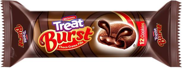 BRITANNIA Treat Choco Biscuits Cream Sandwich Biscuit