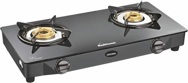 Sunflame CROWN Glass Manual Gas Stove