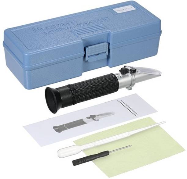 GoodsBazaar 0-100 Brix Contrast Erma Refractometer Sugar Content Tester Hydrometer Gravity Tool Manual Handheld Refractometer
