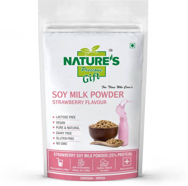 Nature's Precious Gift Soya Drink Powder [Vegan | Non-GMO | 49% Protein] - 100 GM Protein Shake