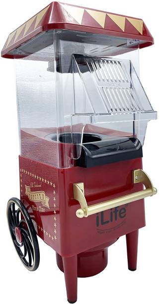 HARIKRUPEX Popcorn Machine, DIY Vintage Retro Electric 1 L Popcorn Maker