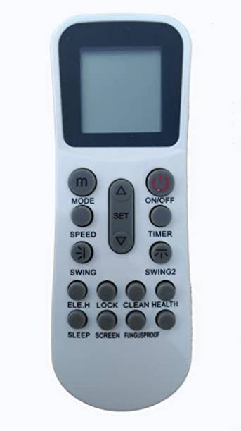PP compatib;e BLUESTAR /LLOYD/AUX AC 125 .Old remote must be exactly same . Send old remote photo at 9822247789 whatsapp for verification. Remote Controller (OFF WHITE) compatible to BLUESTAR/ LLOYD/ AUX AC Remote Controller