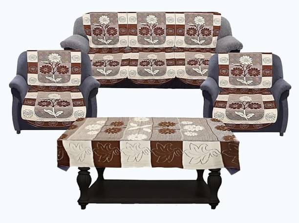 croox Cotton Floral 3 Seater Sofa Cover