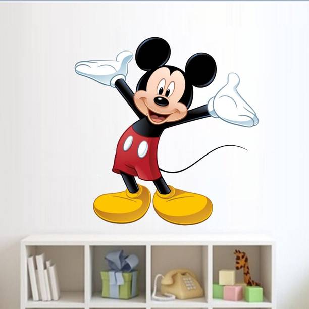 EJAart 60 cm Cute Mickey Mouse Self Adhesive Sticker
