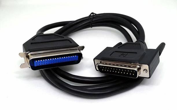 S S Enterprises LPT Printer Cable Wire for Dot Matrix and Old Inkjets Printer (1.5 Meter) Grey Ink Toner