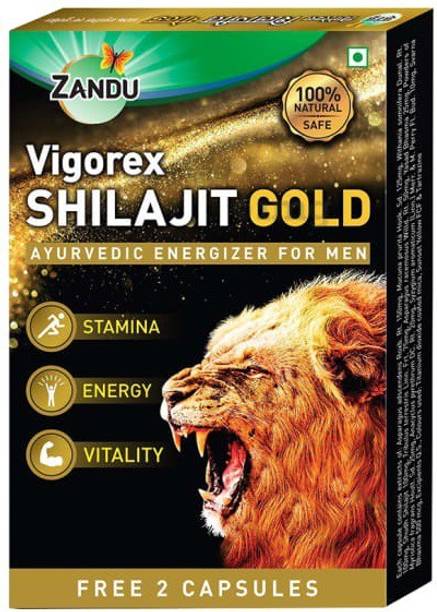 ZANDU Vigorex Shilajit Gold for Stamina and Energy