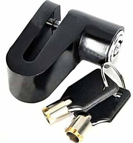 Ubee Anti Bike Disk Lock Universal Anti Theft Protection All Bicycle/Motorcycle Safety Disc Brake Lock with 2 Keys (Black) Disc Lock