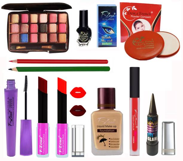 F-Zone Glowing Makeup Kit Of 11 Items 16jan2130