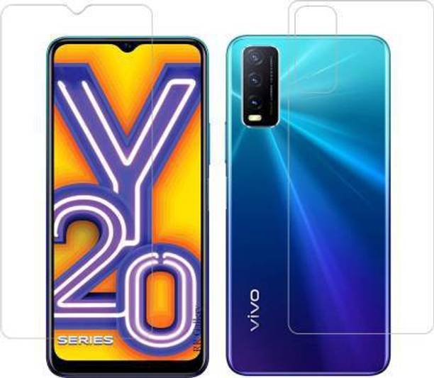 SOLIVAGANT Front and Back Tempered Glass for Vivo Y20i