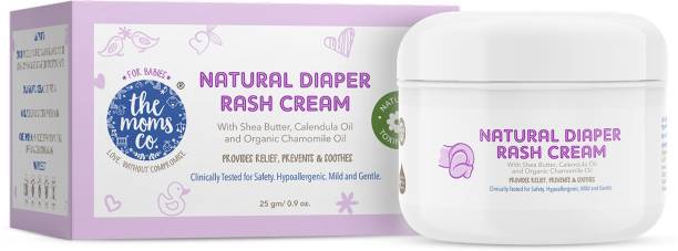 The Moms Co. Natural Diaper Rash Cream | Shea Butter Calendula|Clinically Tested |Mild Gentle