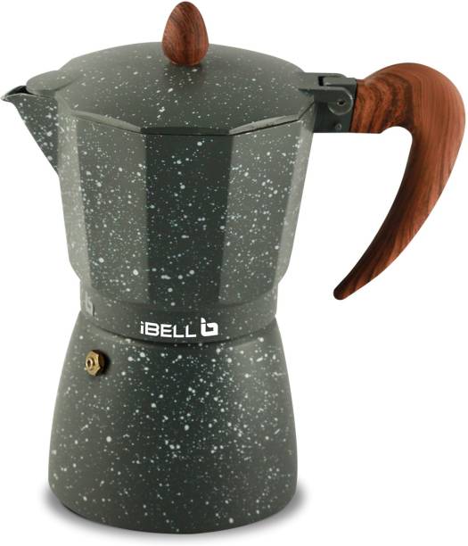 iBELL Classic 3 Cup Moka Pot Espresso Maker / Percolator/ filter Coffee Maker, Italian Espresso 3 Cups Coffee Maker