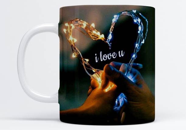 PASHUPATASTRA "I Love You" "(Couple Heart)" Classic Stylish Coffee Gift For Valentine's day ,Friends , Lovers , , Anniversary Gift , सिरेमिक मग