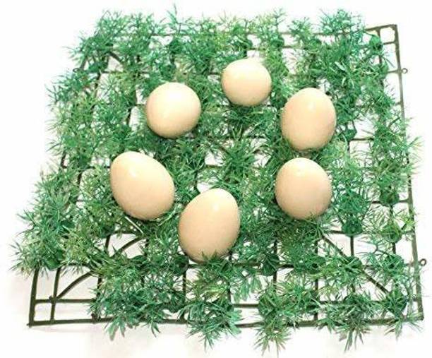 Smartcraft Wooden Eggs - 6 Pcs / Wooden Egg Toy Playset/ Pretend Play Eggs for Kids / Birthday Return Gifts / Fake Eggs / Nesting Eggs for Kids "Made in India" - Multicolor