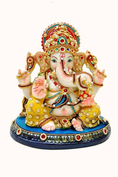 Maankind god ganesh murti,ganesha murti,ganesh idol,ganesha idol,ganesha statue,ganapathy Decorative Showpiece  -  20 cm