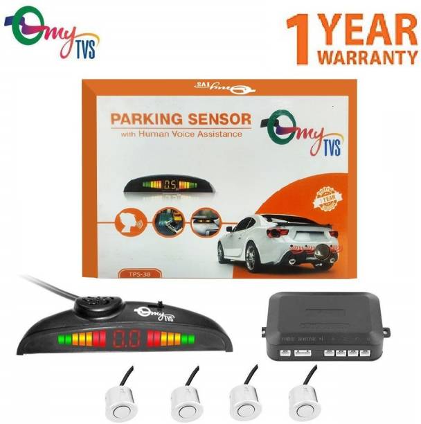 MYTVS TPS-38 Silver Reverse Car Parking Sensor LED Display(1 Yr Warranty)-For All Cars Parking Sensor