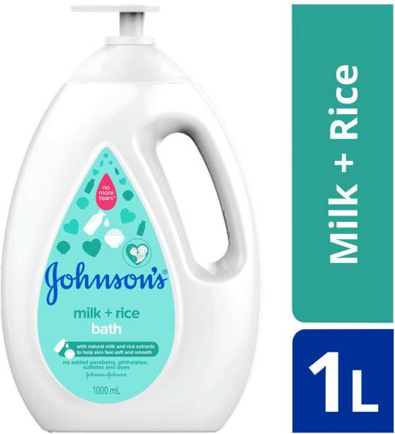 JOHNSON'S Baby Bath Wash - Milk + Rice - 1L