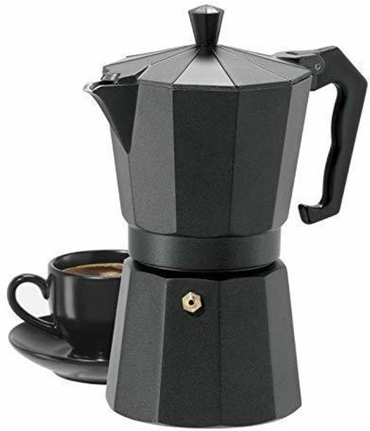 3d Creations Aluminum Coffee Maker Pot Top Expresso Latte Stove Percolator 9 Cups 450 ml Capacity 9 Cups Coffee Maker