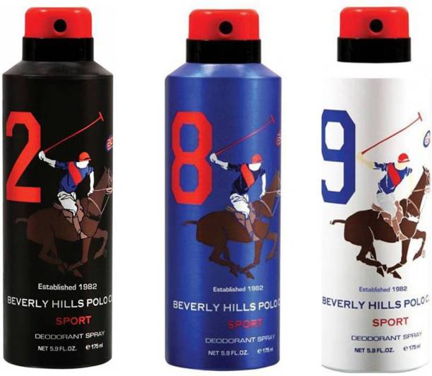 U.S. POLO ASSN. 2,8,9 POLO DEO3 Deodorant Spray  -  For Men