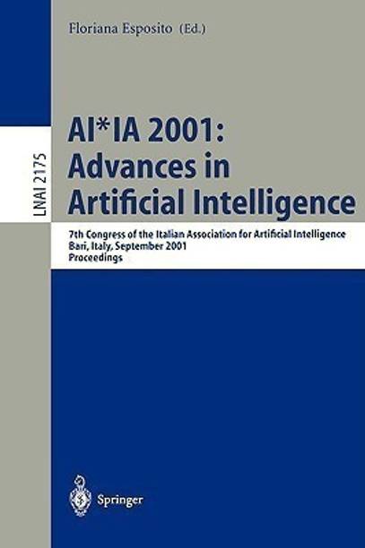 AI*IA 2001: Advances in Artificial Intelligence