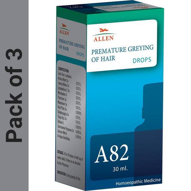 ALLEN A82 Premature Greying Of Hair Drops