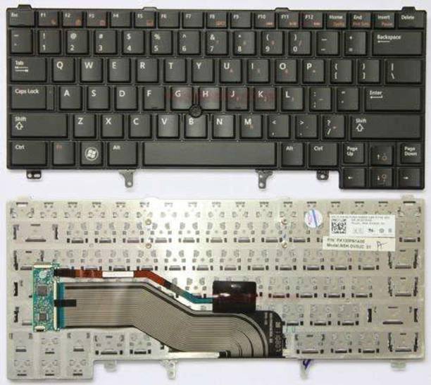 TechSonic Laptop Keyboard For DELL Latitude E5420 E6220 E6230 E6320 E6420 Internal Laptop-size Laptop Keyboard