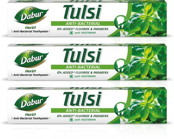 Dabur Herb'l Tulsi - Anti Bacterial Toothpaste Toothpaste