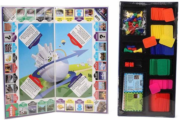 ARNIYAVALA 5 IN 1 BUSINESS BOARD GAME Strategy & War Games Board Game Educational Board Games