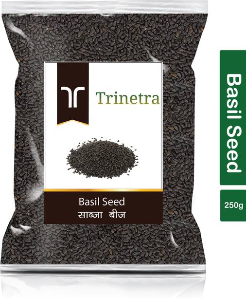 Trinetra Best Quality Sabja Seeds (Basil)-250gm (Pack Of 1) Basil Seeds