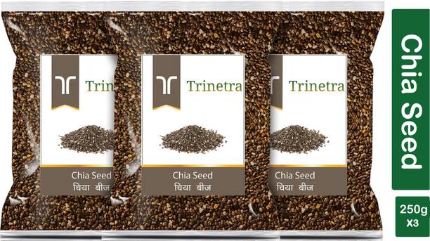 Trinetra Best Quality Chia Seeds-250gm (Pack Of 3) Chia Seeds