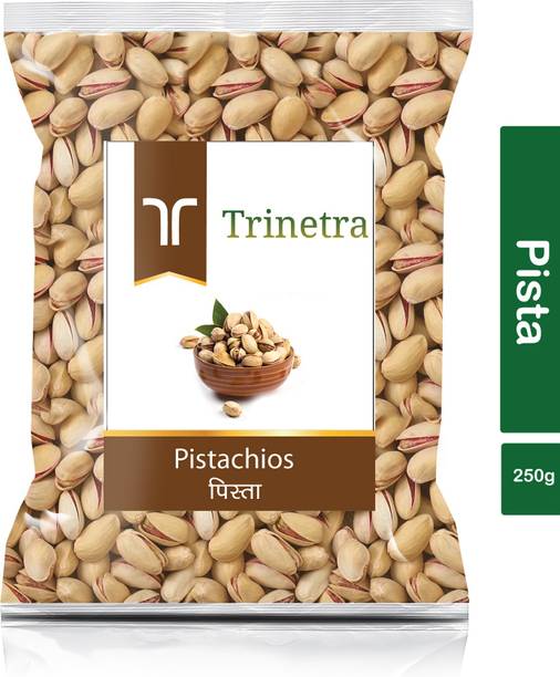 Trinetra Best Quality Pista (Pistachio)-250gm (Pack Of 1) Pistachios