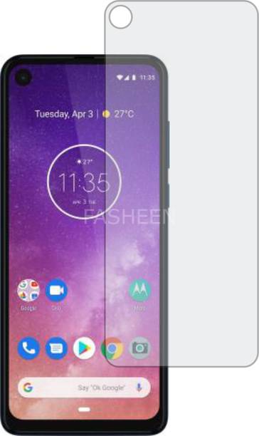 Fasheen Tempered Glass Guard for Motorola One Vision (ShatterProof, Flexible)
