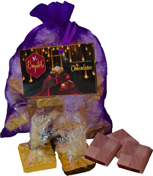 Expelite Mixed Chocolate Potli Gift - 10 pc Best Assurity Bars