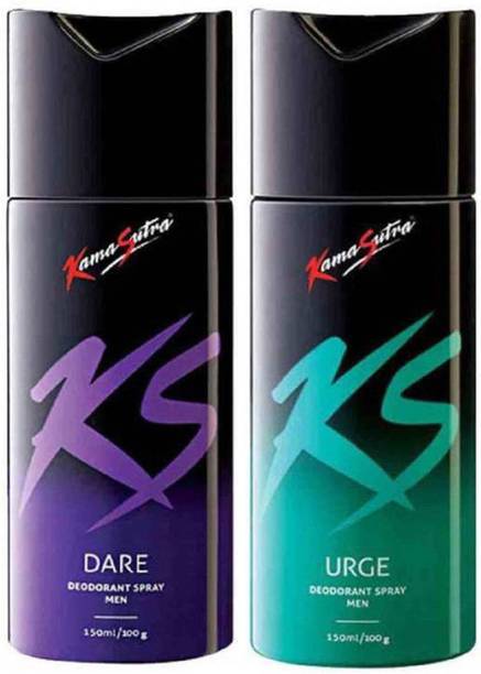Kamasutra One DARE and One URGE Deodorant Spray  -  For Men